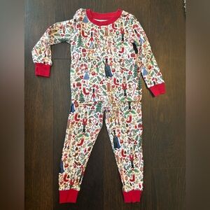 3T Rifle Paper Co. Nutcracker Organic Pajama Set